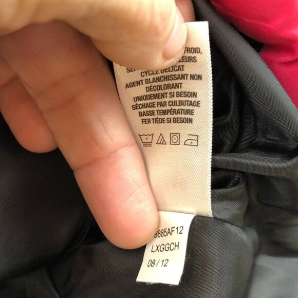 Aeropostale Women's Quilted Puffer Vest XL Red Sleeveless Zip-Up - Picture 8 of 10